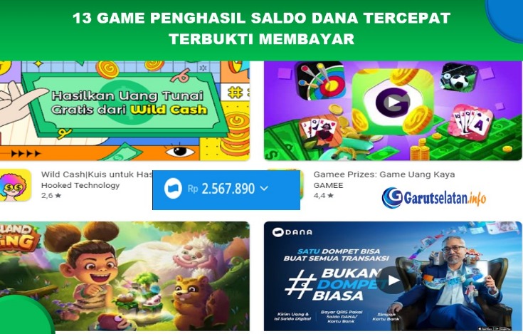 Game Seru Penghasil Saldo DANA Terbaik 2023