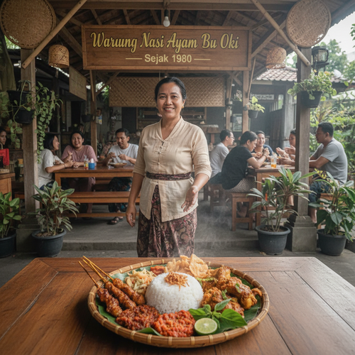 Menguak Kisah Inspiratif di Balik Nasi Ayam Bu Oki: Warisan Kuliner Bali yang Melegenda